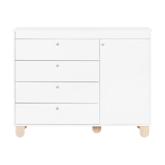 COMODA-4-GAVETAS-1-PORTA-120-M-X-47-CM-BRANCO-PINUS-NATURAL-SWEET_ST0