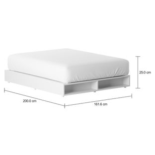 Imagem com medidas do produto CAMA QUEEN 1,58 M GLIDE