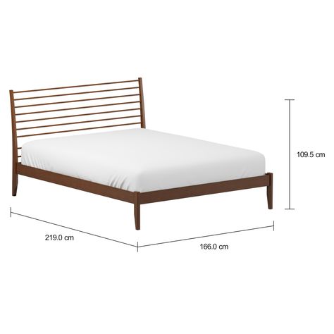 Imagem com medidas do produto CAMA QUEEN 1,58 M MIRAGE HIGH