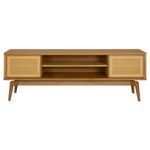 RACK 2 PORTAS DE CORRER 1,80 M X 40 CM COM PALHINHA ARES