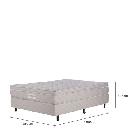 Imagem com medidas do produto MIDDLE CAMA BOX DE CASAL 138