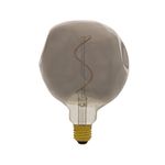 LÂMPADA LED ASSIMÉTRICA FILAMENTO G125 2W E27 127 220V LUZ AMARELA BRILIA