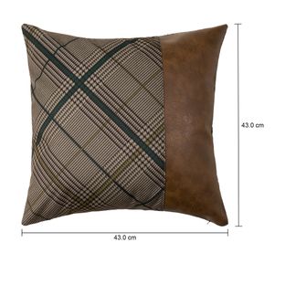 Imagem com medidas do produto ALMOFADA 43 CM X 43 CM PLAID