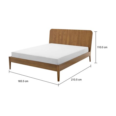 Imagem com medidas do produto CAMA QUEEN C/CABECEIRA HIPNOS PLANOS
