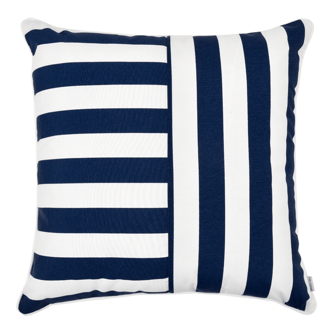 Almofada 45 Cm X 45 Cm Bluestripe Recortes