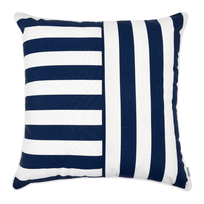 Almofada 60 Cm X 60 Cm Bluestripe Recortes