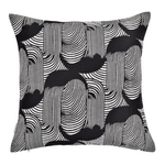 Preto - CAPA PARA ALMOFADA 45 CM X 45 CM SINUOUS