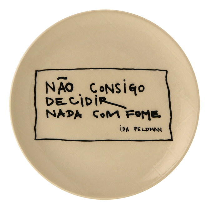 Prato Sobremesa Ida - Nada Com Fome