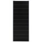 Preto - PORTA DE CORRER DIREITA/ESQUERDA PARA GUARDA-ROUPA FRIZ