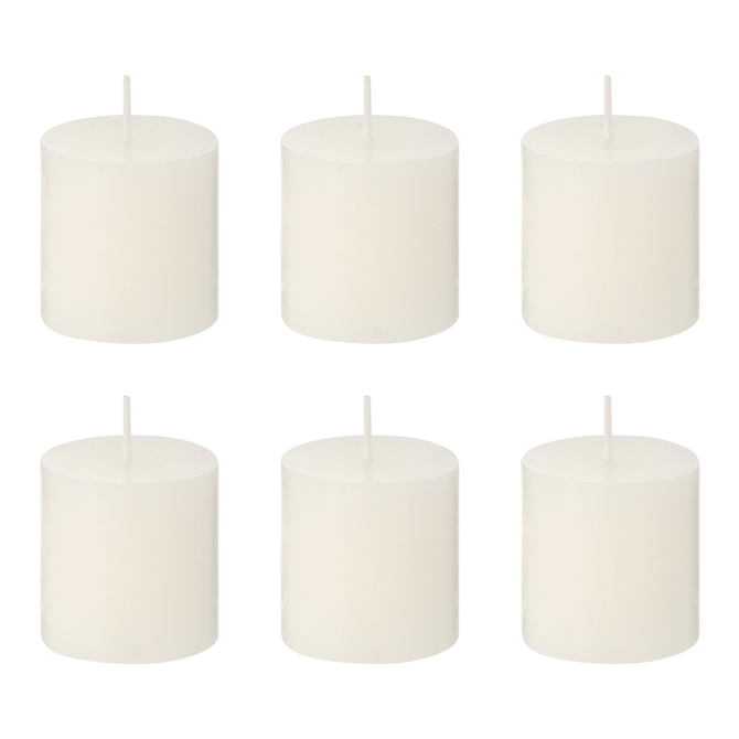 Vela 5 Cm X 4 Cm Conjunto Com 6 Peças Aura