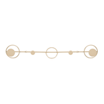 CABIDEIRO DE PAREDE COM 5 GANCHOS HOOP HOOK