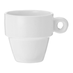 Branco - XÍCARA CAFÉ EMPILHÁVEL 90 ML STAK