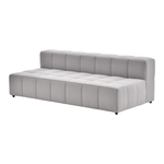 Cinza - SOFÁ MODULAR 3 LUGARES SOFO