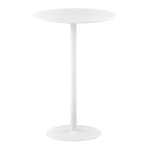 Branco - MESA LATERAL REDONDA 42 CM DART FIXY