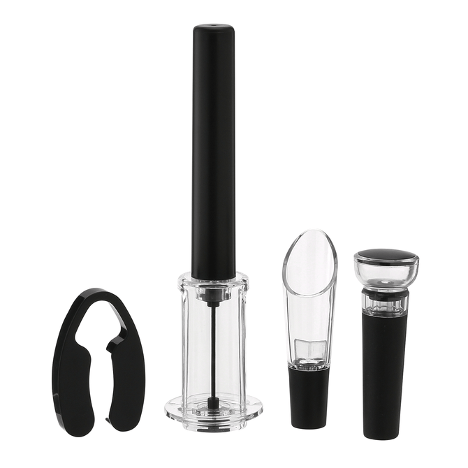 Kit Para Vinho Com 4 Peças Vaud