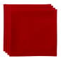 Vermelho - GUARDANAPO DE TECIDO 40 CM X 40 CM CONJUNTO COM 4 SPLENDID