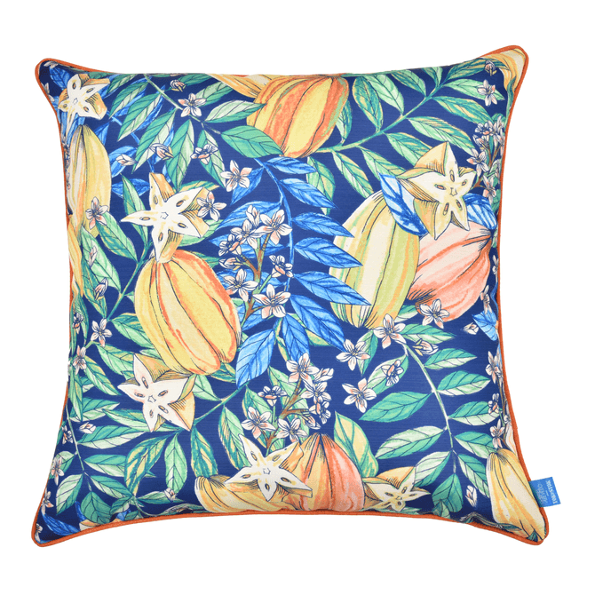 Almofada 60 Cm X 60 Cm Saudade Tropical Carambolas