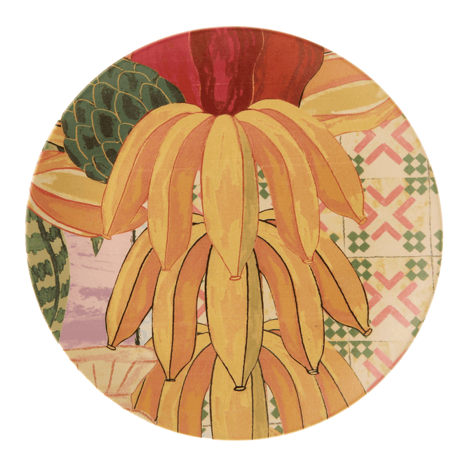 Prato Raso Saudade Tropical Banana