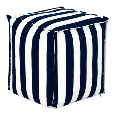 PUFF 45 CM X 45 CM BLUESTRIPE