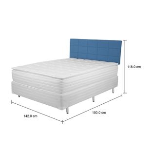 Imagem com medidas do produto RESTING CAMA CASAL MID POCKET