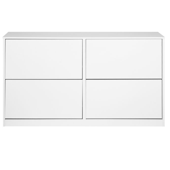 Sapateira Horizontal Piso/Parede 4 Portas Basculantes Family