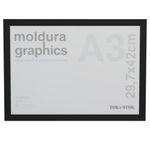 Preto - MOLDURA A3 29 CM X 42 CM GRAPHICS