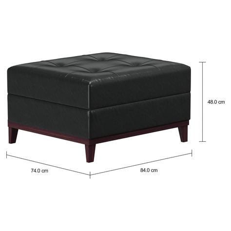 Imagem com medidas do produto PUFF LAW