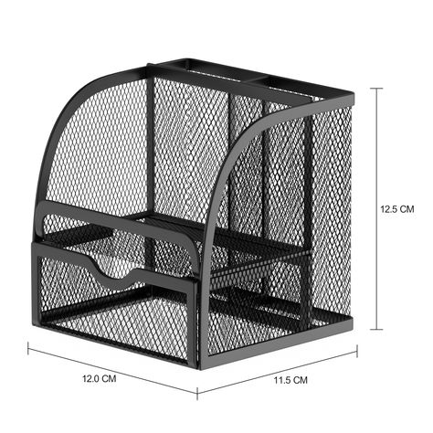 Imagem com medidas do produto PORTA-OBJETOS 1 GAVETA SHOW