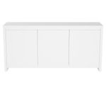 Branco brilhante - BUFFET 3 PORTAS 1,68 M X 45 CM VOGAN