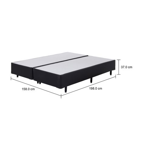 Imagem com medidas do produto BASE PARA CAMA BOX QUEEN 1,58 M MAX