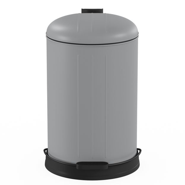 LIXEIRA COM PEDAL 12 L BRONX GRAFITE | Tok&Stok