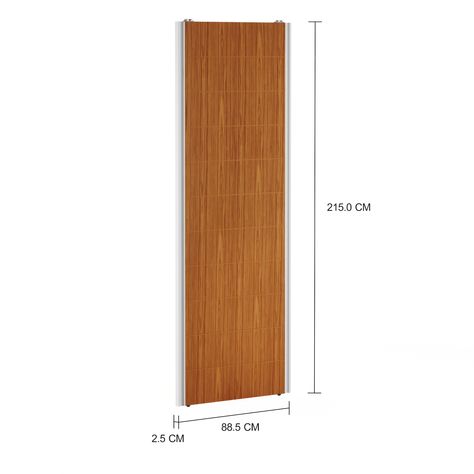 Imagem com medidas do produto PORTA DE CORRER CENTRAL PARA GUARDA-ROUPA FRIZ