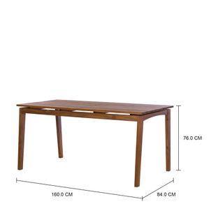 Imagem com medidas do produto MESA 1,60 M X 84 CM NORONHA