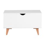 Branco - BAÚ 70 CM X 35 CM LIN