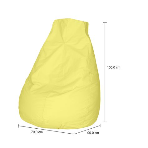 Imagem com medidas do produto PUFF BAG