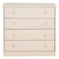 Branco lavado - CÔMODA 4 GAVETAS 87 CM X 43 CM TIMBER