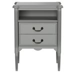 Cinza provence - MESA DE CABECEIRA ALTA 2 GAVETAS REGENCE