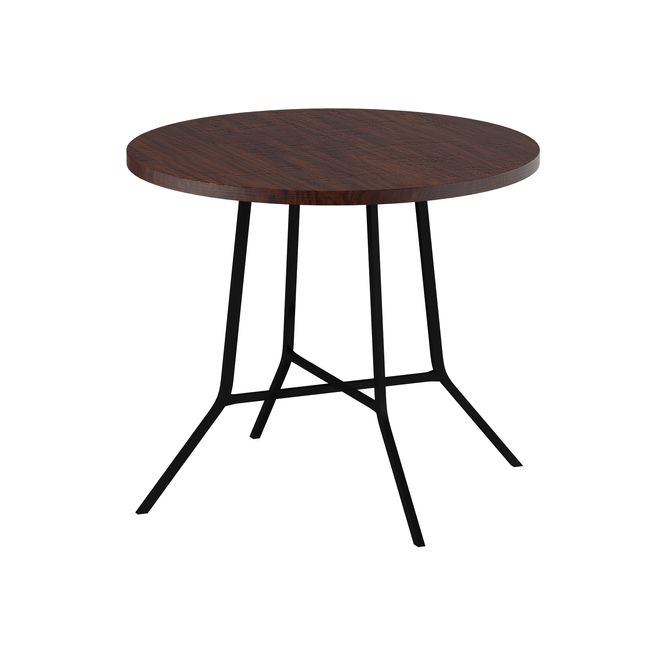Mesa Lateral Baixa Redonda 60 Cm Jahari