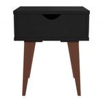 Preto - MESA DE CABECEIRA 1 GAVETA LIN