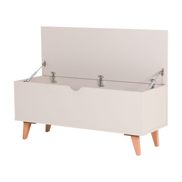 BAÚ 1 M X 35 CM LIN NOZES/BEGE | Tok&Stok