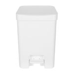 Branco - LIXEIRA COM PEDAL 12 L TRIUM