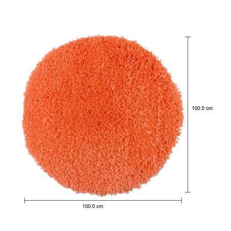 Imagem com medidas do produto TAPETE REDONDO 1 M FLUFFY