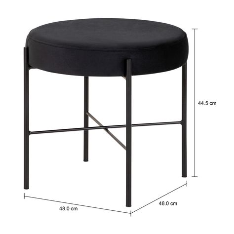 Imagem com medidas do produto PUFF REDONDO 48 CM DAISY