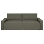 Cinza - SOFÁ-CAMA RETRÁTIL E RECLINÁVEL 3 LUGARES CONCHEGO