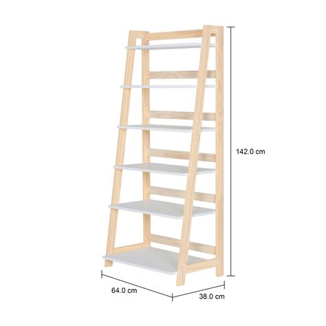 Imagem com medidas do produto ESTANTE 64 CM X 1,42 M CAMÉLIA