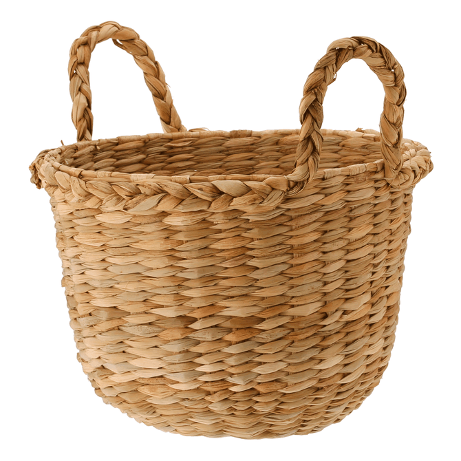 Cesto Com Alça 24 Cm X 24 Cm X 17 Cm Taboa
