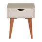 Nozes - MESA DE CABECEIRA 1 GAVETA LIN