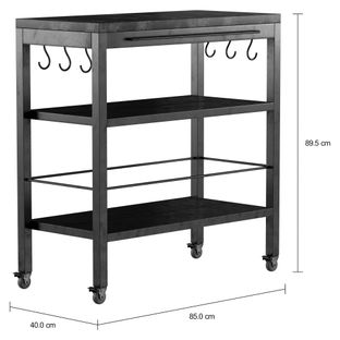 Imagem com medidas do produto CARRINHO 85 CM X 40 CM BRÁS