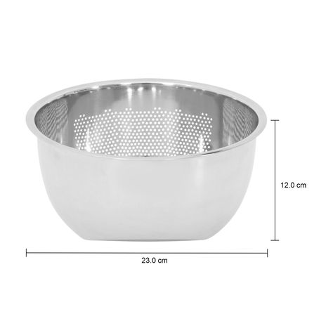 Imagem com medidas do produto ESCORREDOR DE ARROZ RESISTENZA