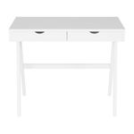 Branco - ESCRIVANINHA 2 GAVETAS 90 CM X 45 CM CRAB